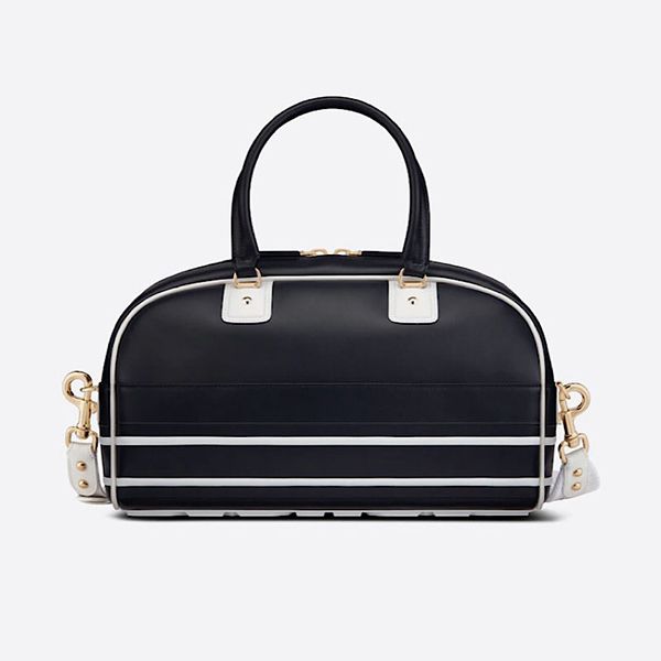 【すぐ届く】ディオール ヴァイブ コピー ミディアム ボウリングバッグ スムースカーフスキン 2色 M6202OOBR_M879